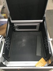Seismic Audio SAMRC-4U 4-Space Slant Mixer Top Rack Case