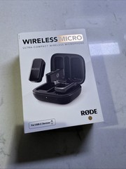 Rode – Wireless Micro – Ultra-Compact Wireless Microphone – USB-C – Black