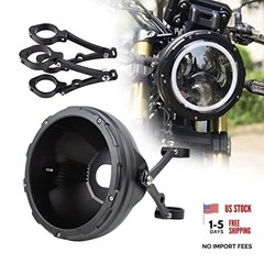 7inch Aluminum Alloy CNC Motorcycle Headlight Housing Bucket with CNC Side 59