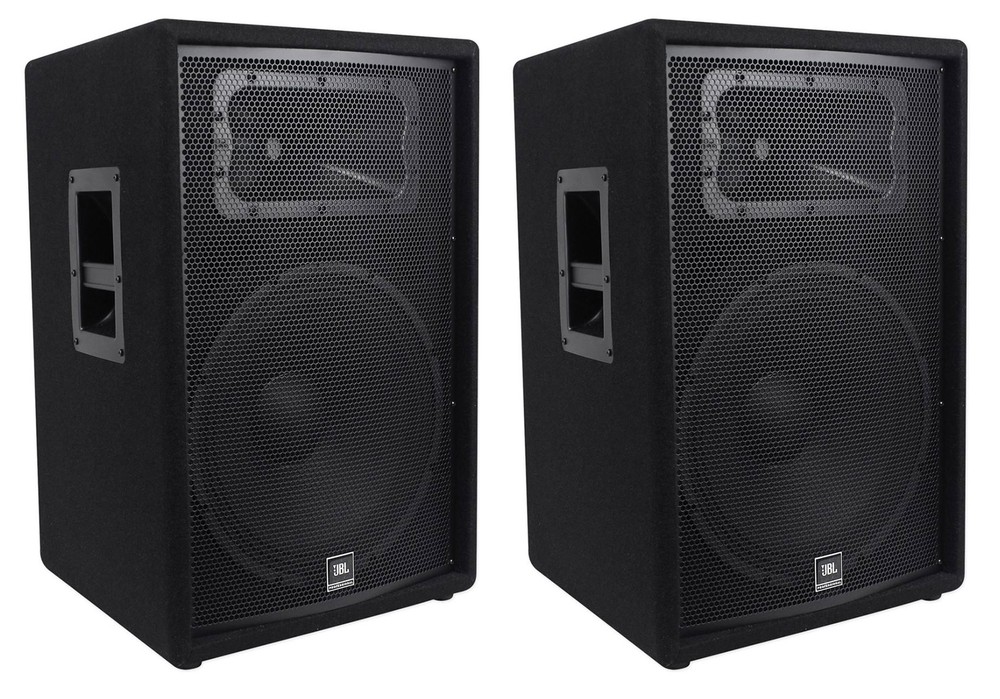 (2) JBL Pro JRX215 15″ 2000w Professional Passive PA/DJ Speakers 8 Ohm JRX 215