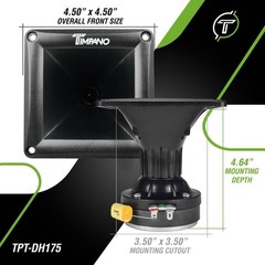 Compact 250W High Sensitivity Compression Driver