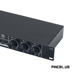 Black FX8 Preamplifier Audio Transmission Karaoke Reverb Effect Controller