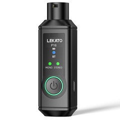LEKATO 1PCS XLR Wireless Receiver Stereo System Adapter For Audio Mixer Speaker