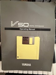 Yamaha V50 FM Synthesizer Workstation 61-Key w/ Manual Demo Disk from Japan
