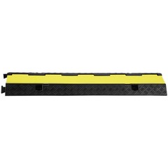 Uimoso 3 PCs Cable Protector Ramp 2 Channel 12000 lbs Load Wire Cable Cover Ramp