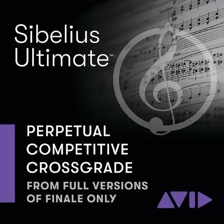 Sibelius – Ultimate Perpetual Competitive Crossgrade from Finale w/ 1 Year of Up