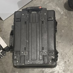 Pelican 1560 Case Black Plastic Hard Carry Handle Protective Case