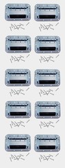 (10 PACK) PENN ELCOM H7154EZ Spring Loaded ZINC Recessed Case Handle w/Screws