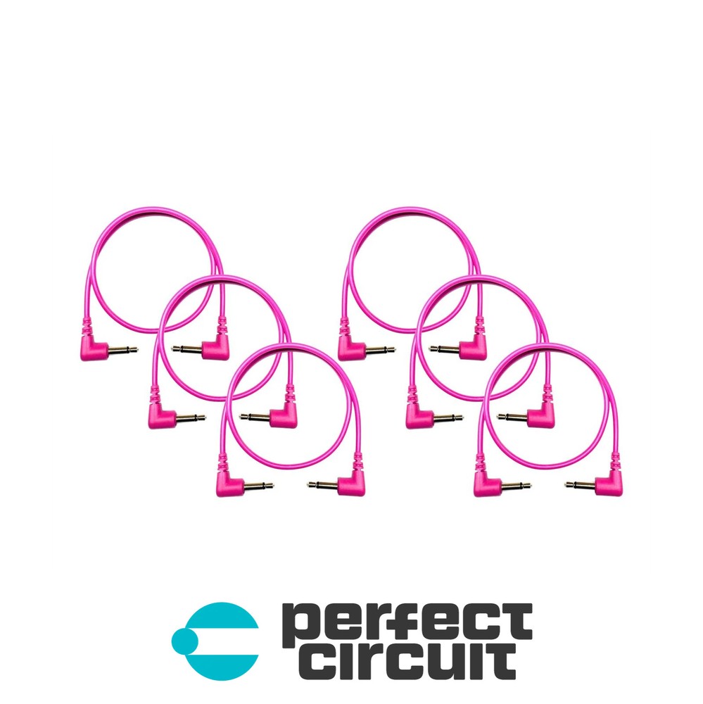 Tendrils Patch Cable 6-Pack – 5CM (Magenta) EURORACK – NEW – PERFECT CIRCUIT