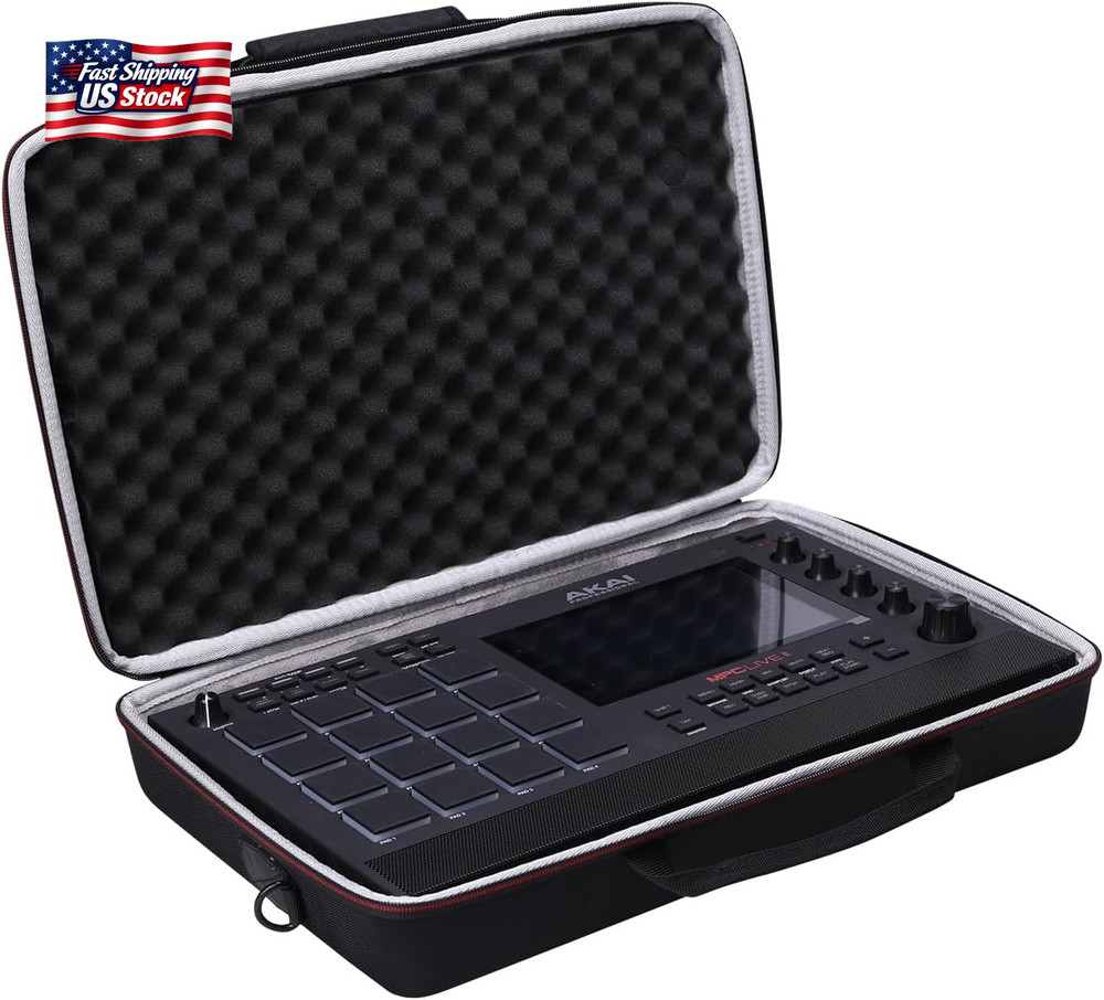 LTGEM Case Compatible with AKAI Professional MPC Live Ii/Live Drum Machine with