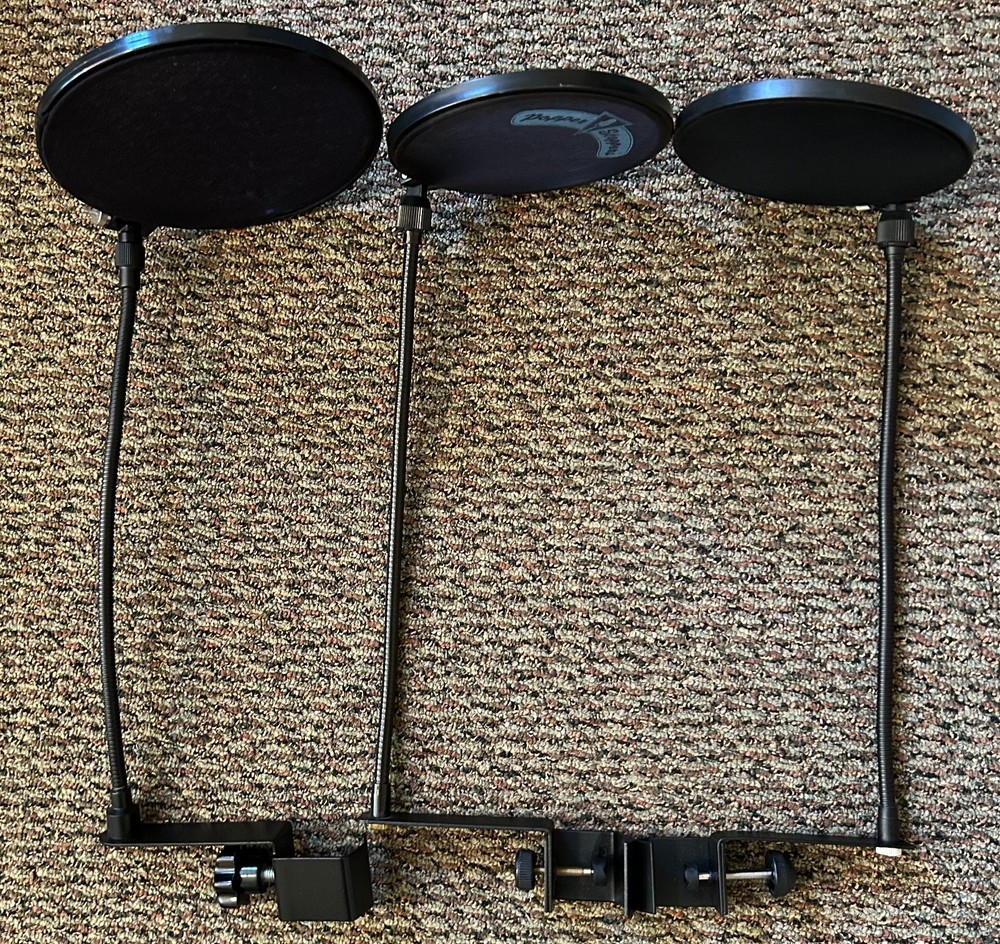 Microphone Pop Filters: Set of 3