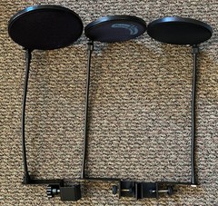 Microphone Pop Filters: Set of 3