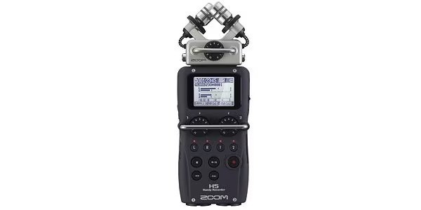 Zoom H5 Handy Recorder Linear PCM 4-Track 140dB XY Mic Capsule Exchange System