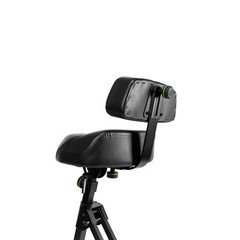 Gravity GFMSEAT1BR Ergonomic Musician Stool Adjustable Backrest, Footrest & Tilt