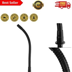 Flexible 13-Inch Microphone Gooseneck – Durable Black Design for Sturdy Support