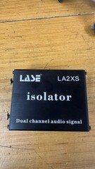 LASE LA2XS Dual-Channel Audio Isolator Noise Reduction Filter Eliminates Noise