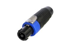 Neutrik NLT4FXX-BAG Cable end speakON STX – 4 pole female – V-0 insert – black