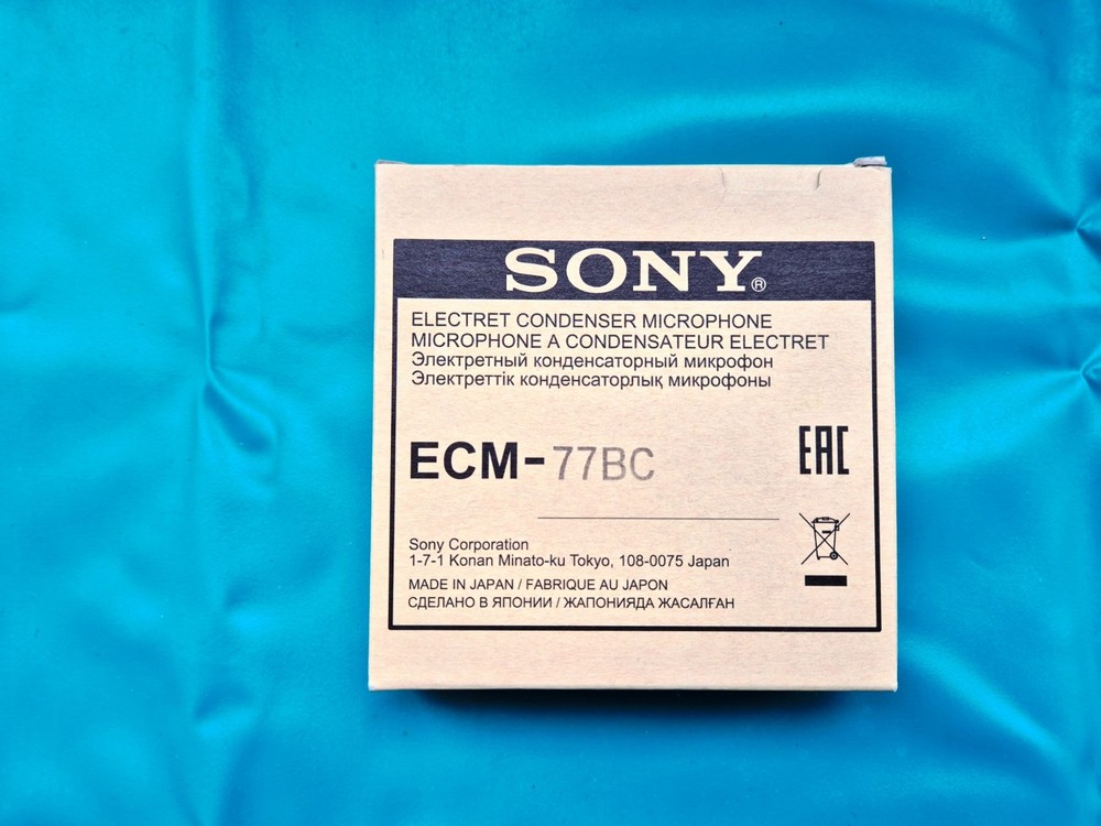 Sony ECM-77BC Discrete omni-directional lavalier Electret condenser microphone