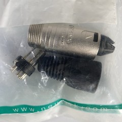 NEUTRIK NC4MX 4-Pin XLR Male Cable Mount Connector Silver/Black 4 Pole