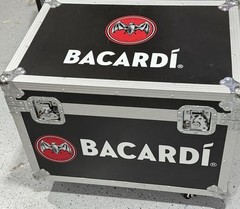 Bacardi Road Case Cooler Trunk w/ Wheels Limited edition