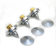 4Set hifi 35-36mm Speaker Floor Stand Spike Base Isolation Feet housing
