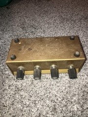 Vintage Vecor 936 4 Channel Transistorized Microphone Mixer 1/4″ Jacks Untested