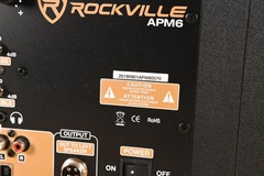 Rockville APM6W 6.5″ Bi-Amped Studio Monitor, 350W Peak (PAIR) CG01XEM