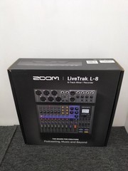ZOOM LiveTrak L-8 8-Track Digital Mixer Recorder Podcasting USB Interface Box