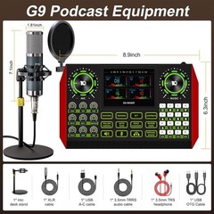 All-in-One Streaming Setup: Mixer & Mic Kit