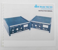 Pair Racked dbx 161 (160) VU Compressor Limiters Serviced/Calibrated, Work Great