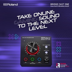 Roland ‎BRC-ONE BRIDGE CAST ONE BRC-ONE Dual Bus Streaming Mixer Black New