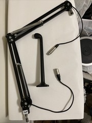 O.C. White Pro Mic Boom with Riser and Low Noise XLR Cable