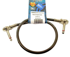 Reference Cable Patch Effects Pedalboard 0.45 mt 90 degree Pedal Fx Italy 45 cm