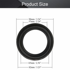 Fielect 2Pcs 3.5inch/90mm Foam Speaker Edge Surround 3.5inch /90mm, 2pcs