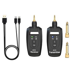 For Guitar Wireless Transmitter & Receiver Set 2.4GHz 24Bit 48KHz No Latency