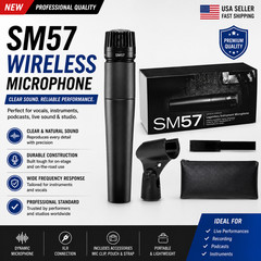 SM57 Wired Cardioid Dynamic Instrumental and Vocal Microphone US STOCK