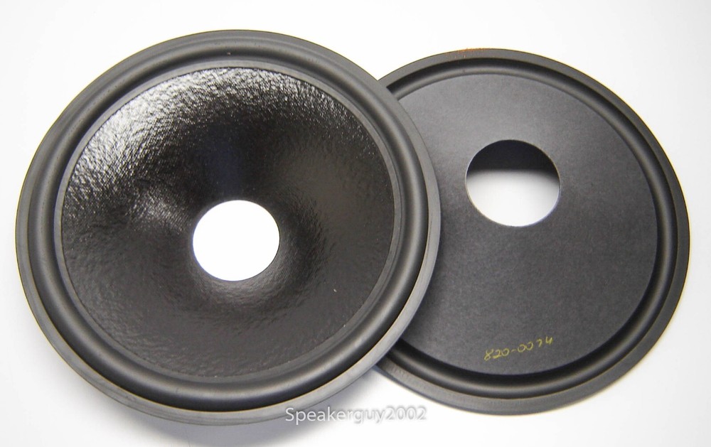 Pr. 12″ Paper Speaker Cones — Recone Parts — 820-0074