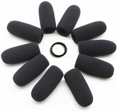 10 Pack Microphone Windscreens Mic Foam Covers for David Clark M-4/M-7…