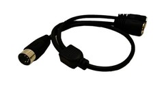 DIN 5-Pin Splitter Y Adapter MIDI Cable, MIDI 5 Pin Male to Dual 2 x DIN-5 Fe…