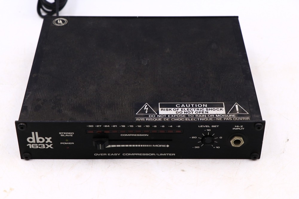 DBX 163X Professional Over Easy Compressor Limiter Signal Processor POWERS ON #2