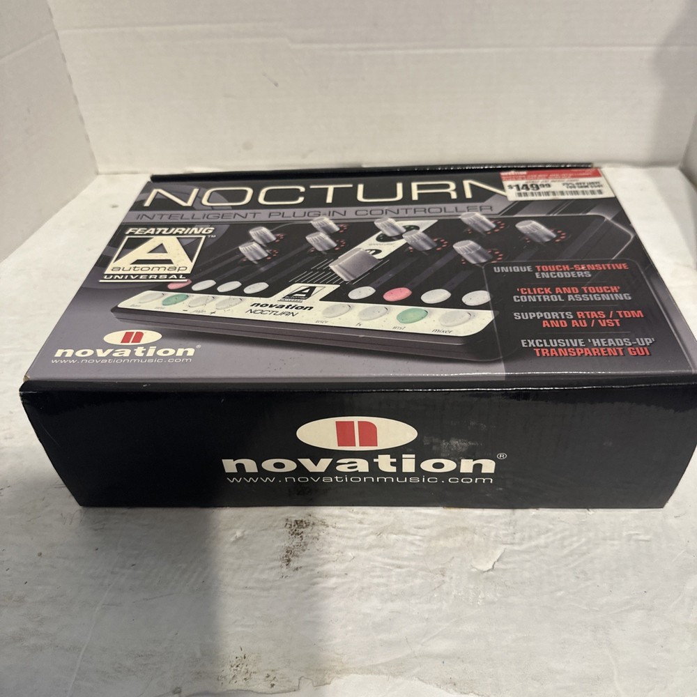 Novation Nocturn Plug-in Controller New In Box Featuring Automap Universal