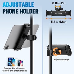 Microphone Stand Floor Adjustable – Mic Stand Universal with 7.12 lbs Weighted