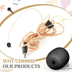 20 Pack Mini Microphone Foam Covers – 2mm Hole Windscreen Pop Filters