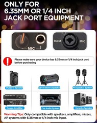 Ultra-Far UHF Wireless Microphone System with Rechargeable Receiver