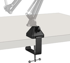 for Creators Microphone Desk Mount Clamp, Boom Arm Clamps for Adjustable Mic …