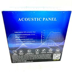 Easy To Install Noise Reduction Acoustic Panel: 100% Polyester Fiber