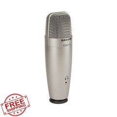 SAMSON C01U Pro USB Studio Condenser Mic Silver