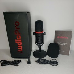 USB Microphone – AUDIOPRO Computer Condenser Gaming Mic for PC/Laptop/Phone/PS4/