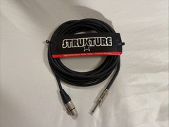 Structure 20ft Hi-Z Mic Cable (XLR Female to 1/4 In Male) New
