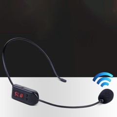 FM Wireless Microphone Headset Megaphone Radio Mic For Loudspeaker For Teaching